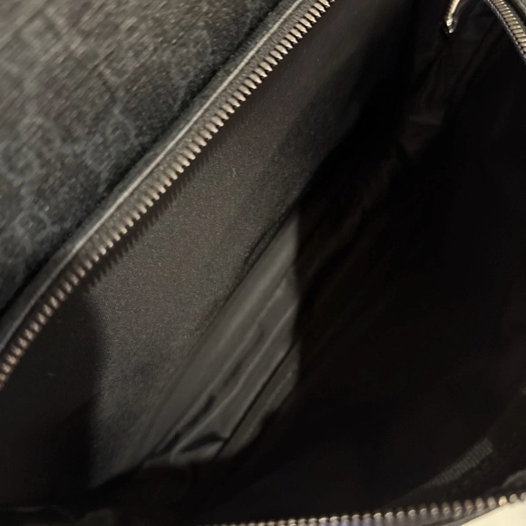 Gucci GG Supreme Black Canvas Leather Monogram Backpack 322069 NEW NWT 16x 12x 7 - Picture 15 of 16